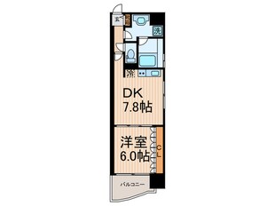 リーガル京都室町御池(201)の物件間取画像